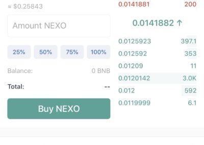 Trust Wallet NEXO Exchange