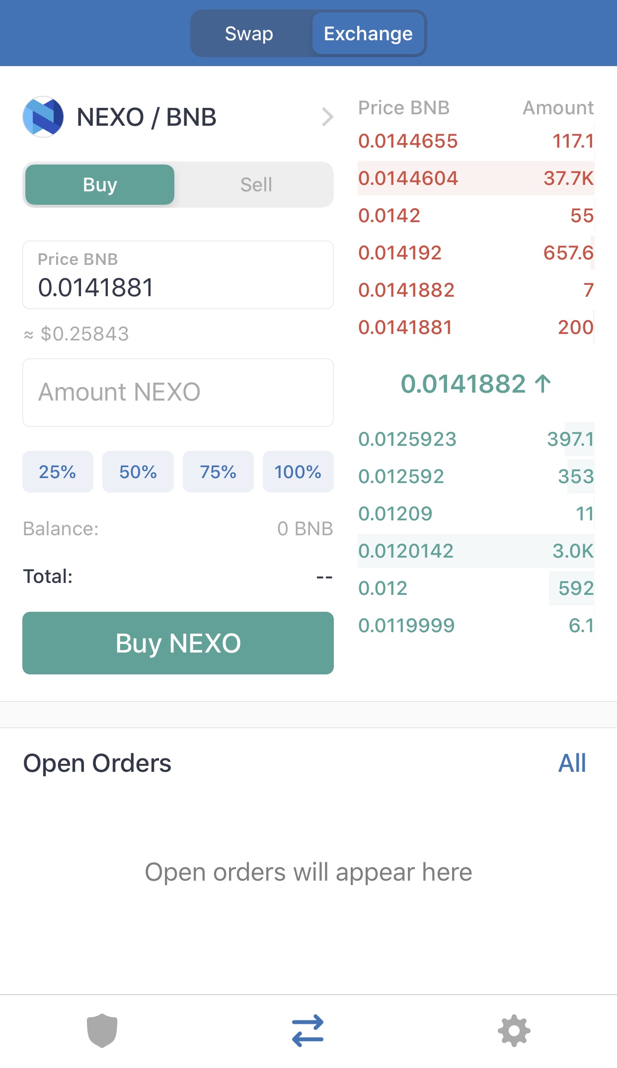 Buy NEXO Tokens with Mobile App - Smart Crypto Income